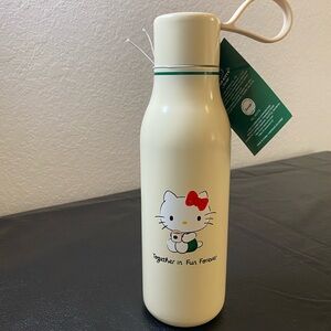 Starbucks Cream Bottle with Hello Kitty Design